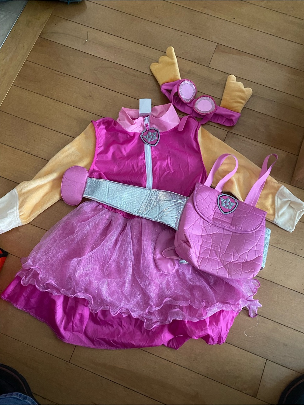PAW patrol Halloween costume Skye 5-6T sotho accessoires